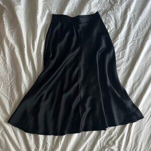 Banana Republic Black Midi Slip Skirt (US 2)
